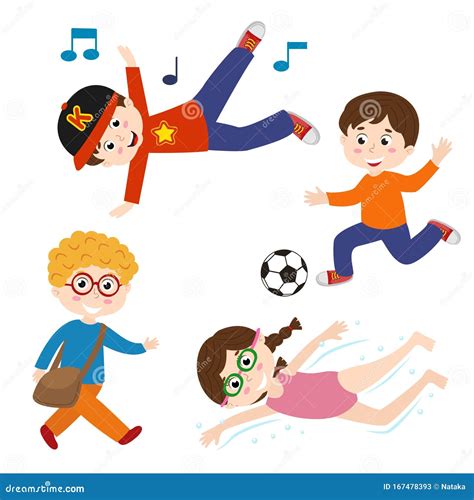 Active Cartoon Kids Eps Stock Photos - Download 8 Royalty Free Photos