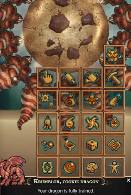 Rate my dragon setup!!!! : r/CookieClicker