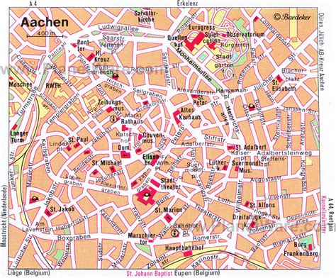 Aachen Map - Germany