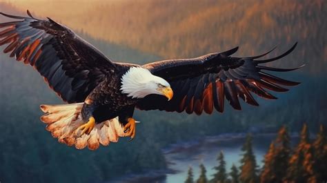 Eagle HD 8K wallpaper Stock Photographic Image | Premium AI-generated image