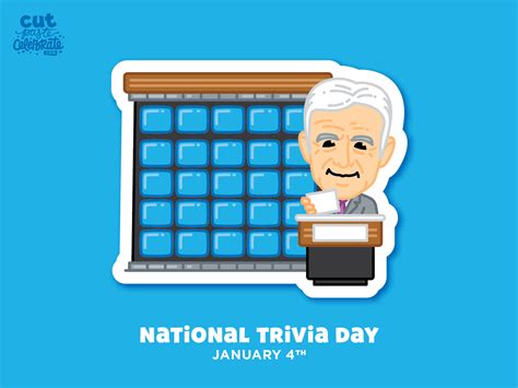 National Trivia Day - January 4 by Curt R. Jensen on Dribbble