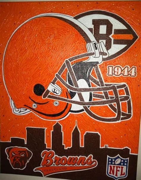 Acrylic on Canvas Painting NFL.. on Mercari | Canvas painting, Painting ...