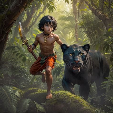 The Jungle Book: (Mowgli) by NostalgicSUPERFAN on DeviantArt