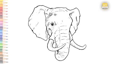 How To Draw An Elephant Face