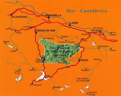 Picos De Europa National Park Map – Meteor