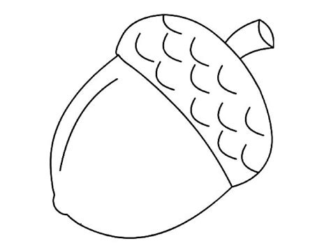 Acorn Coloring Pages - Best Coloring Pages For Kids | Fall coloring ...