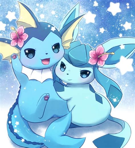 Every Eeveeltion Ship!!! - Glaceon x Vaporeon | Pokemon pokedex, Cute ...