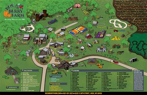 Roca Berry Farm Map Illustration on Behance