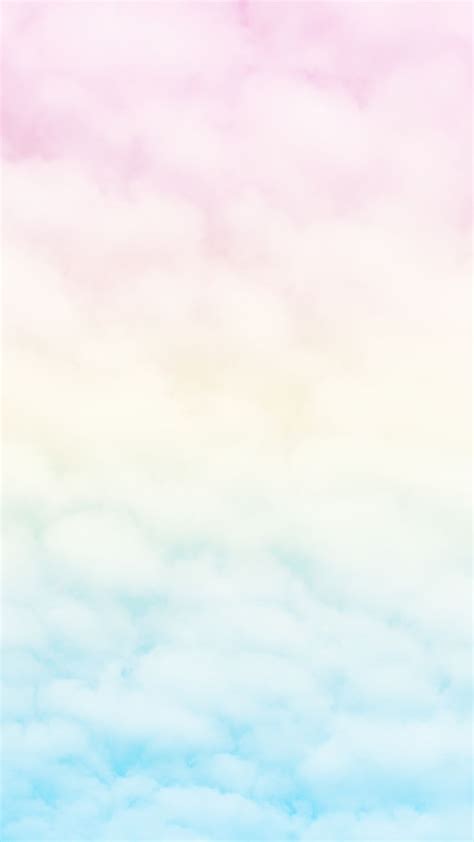 an airplane is flying in the sky with clouds around it and pink and ...