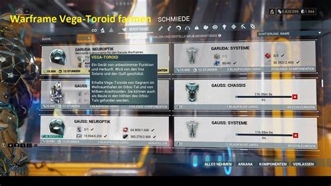 Warframe Vega Toroid farmen 2023/2024 - YouTube