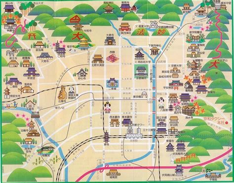 Kyoto Japan Map