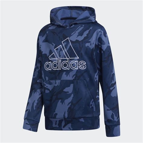 adidas Core Camo Hoodie - Blue | adidas US