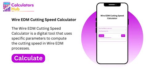 Wire EDM Cutting Speed Calculator Online