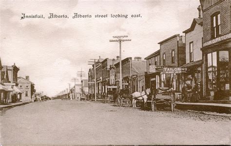 Historical photos photographs of Innisfail Alberta