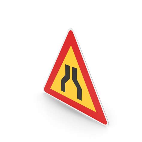 South Korean Sign Narrow Carriageway PNG Images & PSDs for Download ...