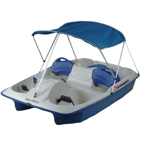 Sun Dolphin Sun Slider 5-Person Pedal Boat with Canopy-72141 - The Home ...