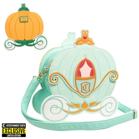 Cinderella Reversible Pumpkin Carriage Crossbody Purse - Entertainment ...