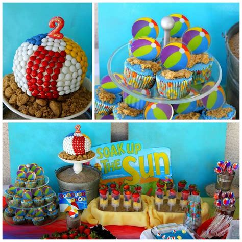 Beach Balls Birthday Party Ideas | Photo 13 of 37 | Beach birthday ...