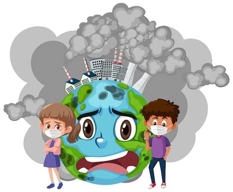 Cartoon Air Pollution Images - Free Download on Freepik