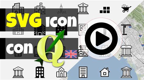 QGis 2.14 tutorial: use SVG icons | Icon, Tutorial, Svg