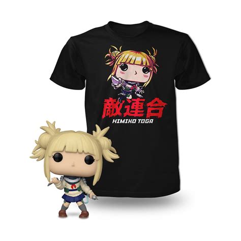 Funko POP! and Tee: My Hero Academia Himiko Unmasked Vinyl Figure and ...