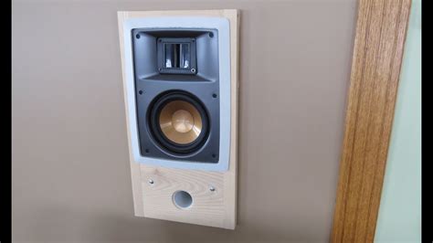 Making Custom Covers For Wall Mounting Speakers - YouTube