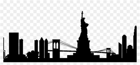 New York City Skyline Silhouette Png - New York City Skyline Silhouette ...