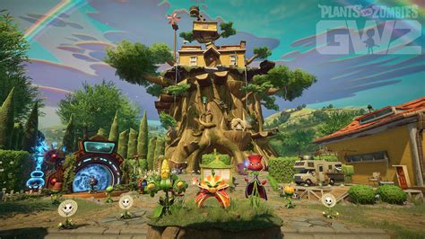 Plants vs. Zombies: Garden Warfare 2's has a playable hub world called ...