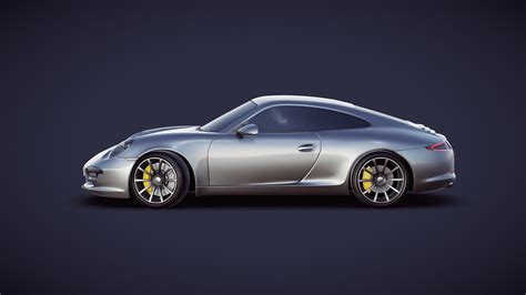 (FREE) Porsche 911 Carrera 4S - Download Free 3D model by Lionsharp ...