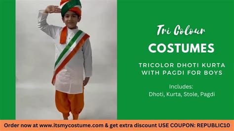 Tricolor Girls ITSMYCOSTUME Tri Colour Tiranga Fancy Dress Costume at ...