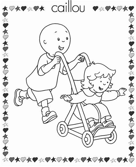 Caillou Coloring Pages Coloring Pages