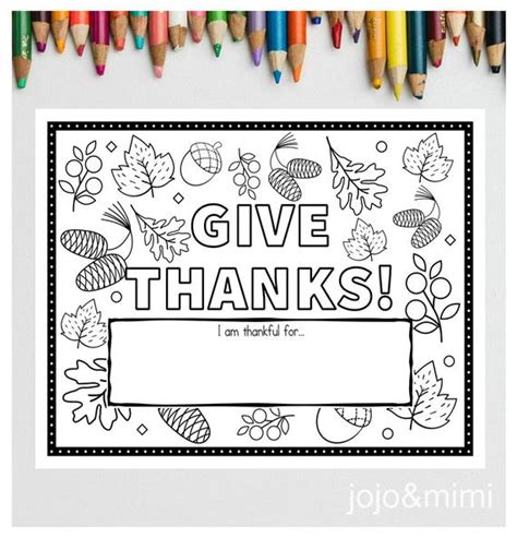 Give Thanks Coloring Pages - Mom. Wife. Busy Life.