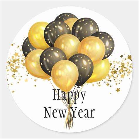 Happy New Year Stickers | Zazzle | Feliz año nuevo, Feliz año, Fin de año