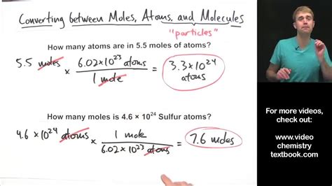 Moles: Converting Between Moles, Atoms and Molecules | Bartlett High School