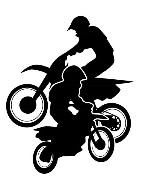 Free printable Dirt Bike stencils and templates