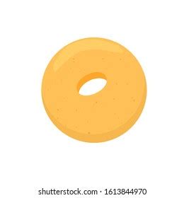 Donut Plain Icon Clipart Image Isolated Stock Vector (Royalty Free ...