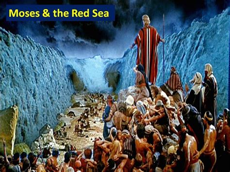 Moses And The Israelites Crossing The Red Sea