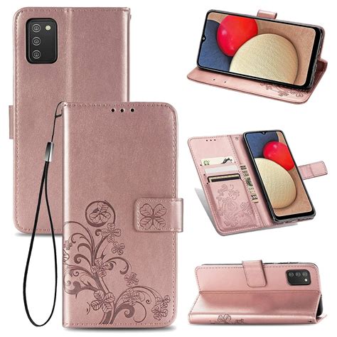 Cell Phone Cases for Samsung Galaxy A02s Four-Leaf: Amazon.in: Electronics