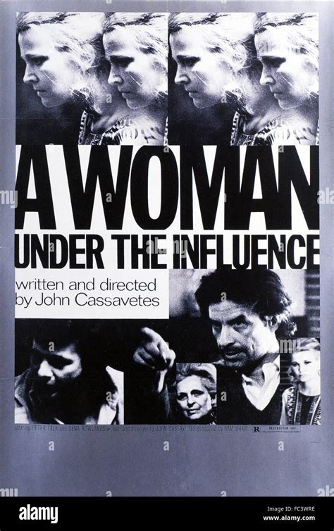 A Woman Under Influence - Movie Poster - 1974 Stock Photo - Alamy