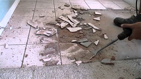 Tile Removal Made Easy DIY - YouTube