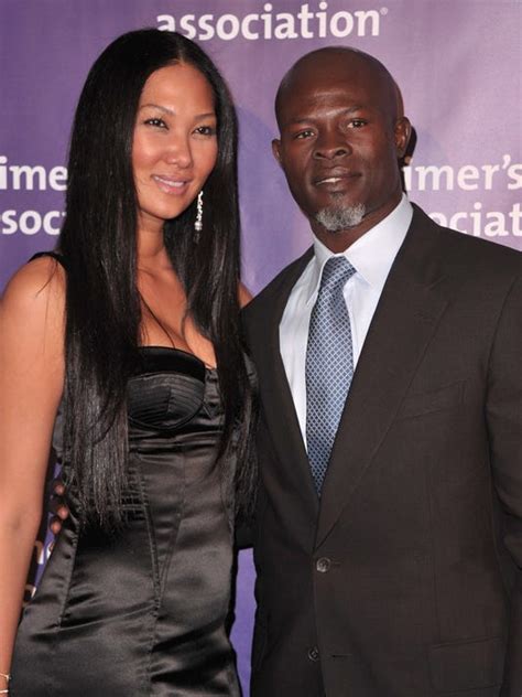 Kimora Lee Simmons, Djimon Hounsou split