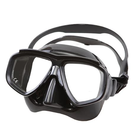 Low profile liquid silicone diving mask tempered glass free dive mask ...