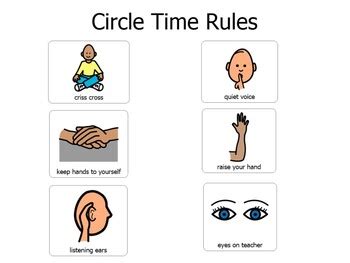 Circle Time Rules by Tai Tanaya | Teachers Pay Teachers