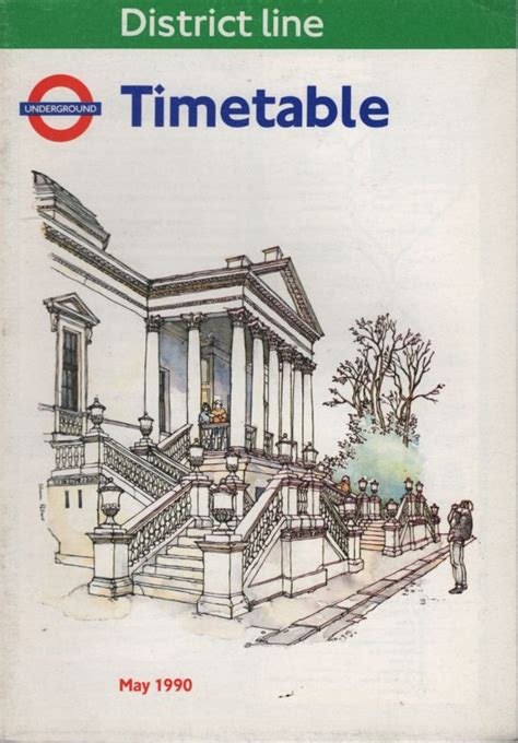 1990 London Underground - District Line Timetable