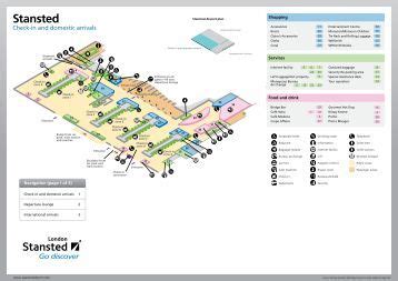 Find terminal facilities on a Stansted Airport map (PDF format)