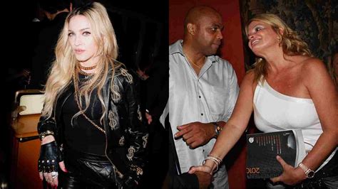 Madonna, Charles Barkley and his wife