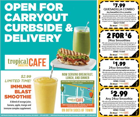 Tropical Smoothie Cafe Text Coupons - TSCListens.Com - Tropical ...