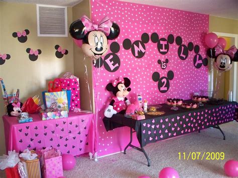 21 Of the Best Ideas for Minnie Mouse First Birthday Party Ideas - Home ...