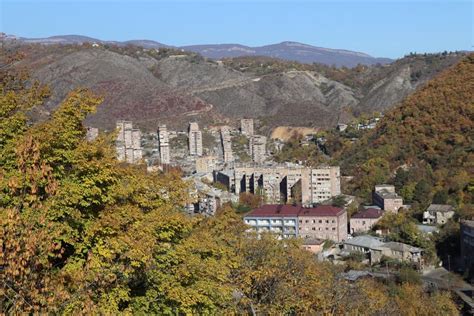 Kapan city of Armenia. stock photo. Image of hill, yellow - 177031676