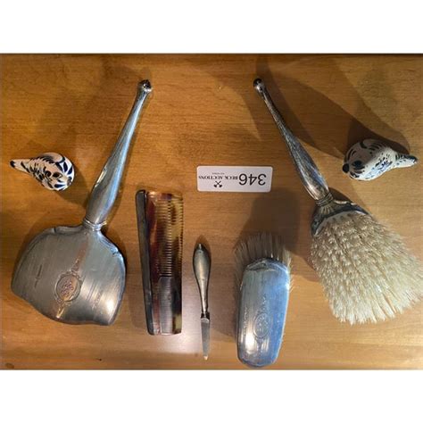 Antique Hair Brush Set - Beck Auctions Inc.